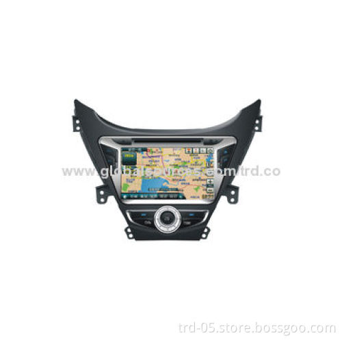 Double DIN In-dash Car DVD GPS Navigation System for Hyundai Elantra, Bluetooth BT and iPod function
